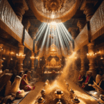 El significado espiritual del polvo de oro en un servicio religioso