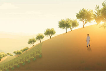 Paz y propósito en un paisaje sereno