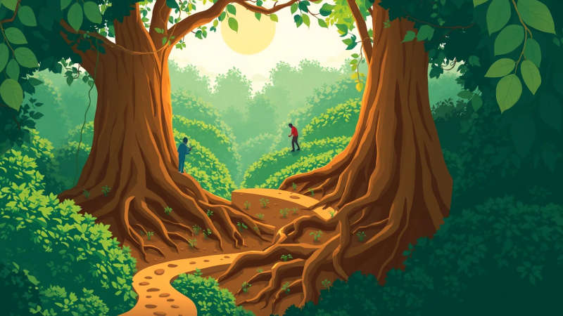 Armonía natural y humana en calma