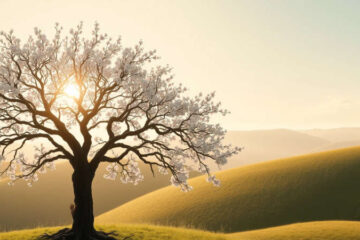 Paz y esperanza en un paisaje sereno