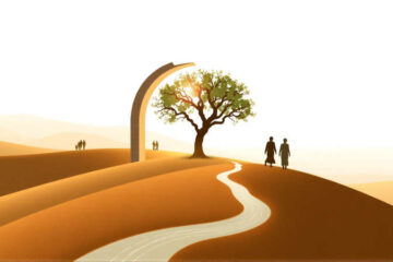 Paz serena y contemplación natural