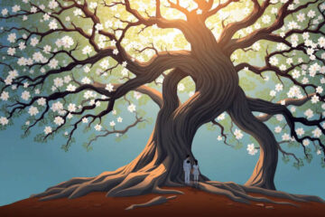 Un árbol antiguo irradia paz y conexión
