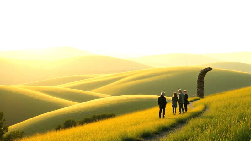 Paz y armonía en un paisaje sereno