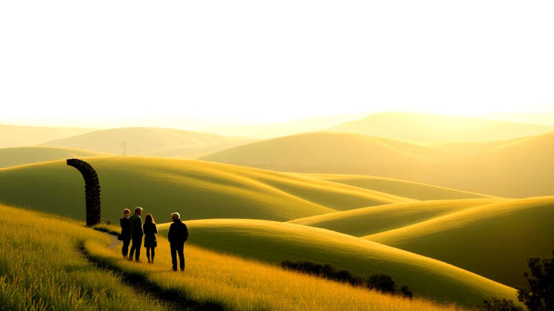 Paz y armonía en un paisaje sereno