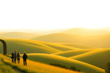 Paz y armonía en un paisaje sereno