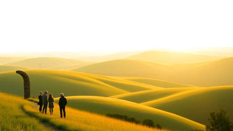 Paz y armonía en un paisaje sereno