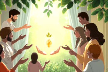 Un círculo sereno ofrece crecimiento compartido