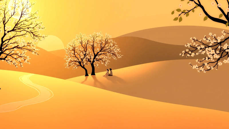 Paz natural y serena