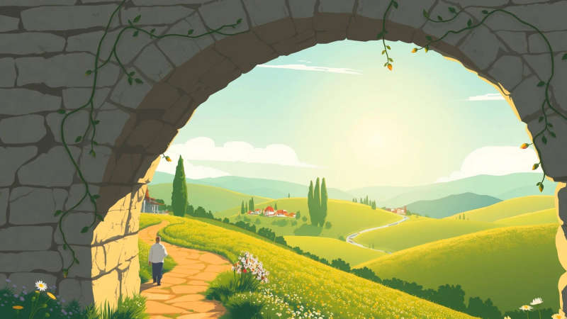 Un paisaje sereno