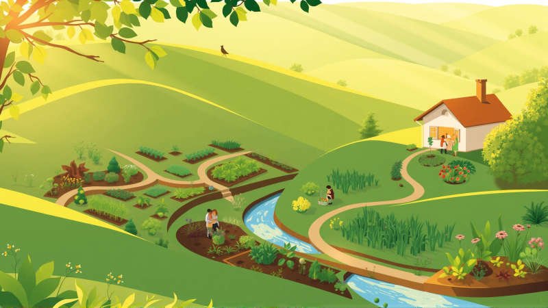 Un paisaje armónico