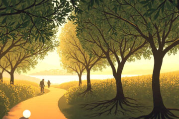 Paz ancestral en un paisaje sereno