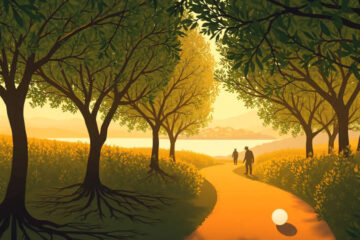 Paz ancestral en un paisaje sereno