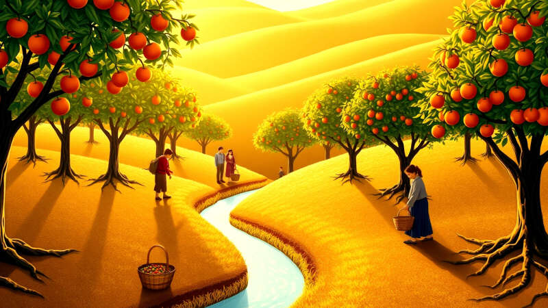 Un huerto próspero
