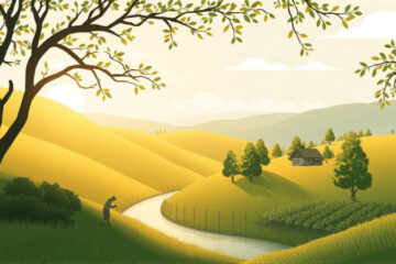 Paz y armonía en un paisaje bucólico