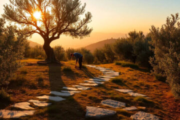 Un olivar antiguo irradia paz y fuerza