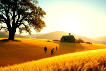 Un campo dorado evoca calma y legado