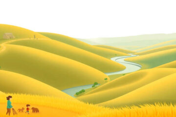 Paz y armonía en un paisaje sereno