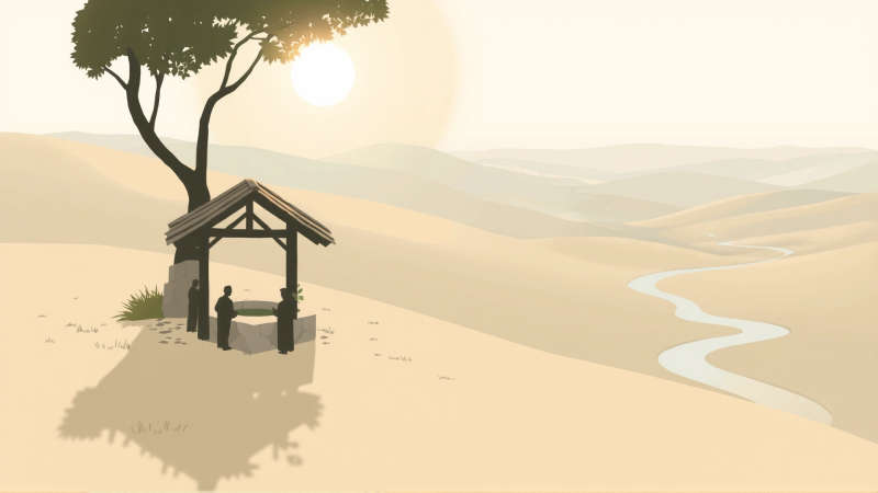 Paz y luz en un paisaje sereno