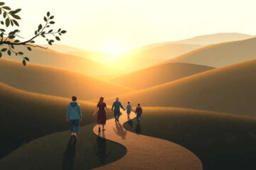 Paz y conexión en un paisaje esperanzador