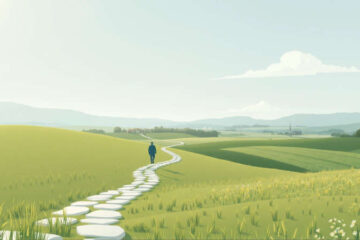 Paz y esperanza en un campo abierto