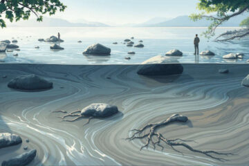 Paz serena en un paisaje natural