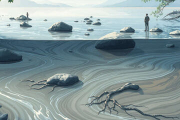 Paz serena en un paisaje natural