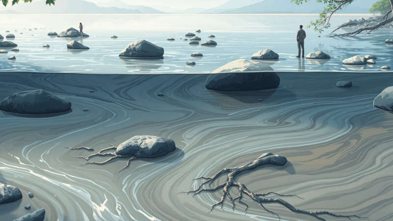 Paz serena en un paisaje natural