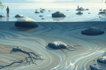 Paz serena en un paisaje natural