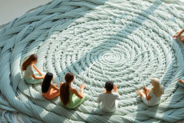 Un tapiz sereno transmite armonía y calma