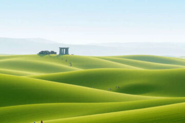 Paz contemplativa en un paisaje ancestral