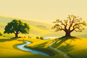 Paz y armonía en un valle sereno