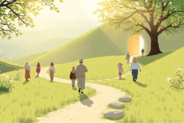 Un sendero sereno guía hacia la esperanza