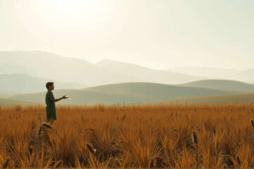 Esperanza silenciosa en un paisaje árido