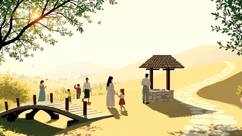 Un jardín sereno irradia paz y armonía