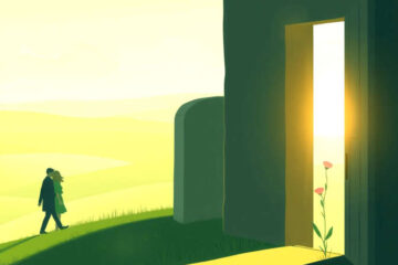 Paz serena en un paisaje luminoso