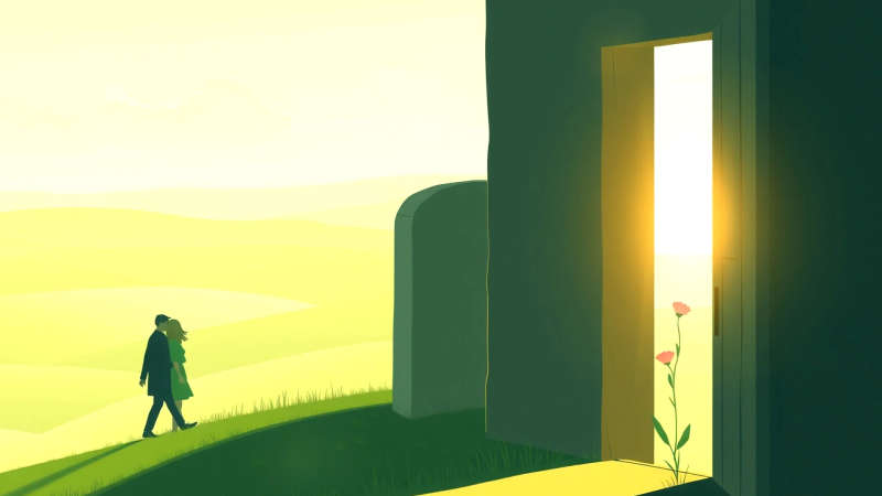 Paz serena en un paisaje luminoso