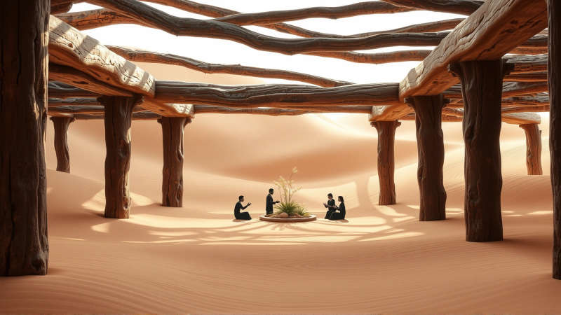 Paz y conexión en un oasis sereno