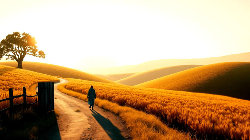 Paz serena y esperanzadora en la naturaleza