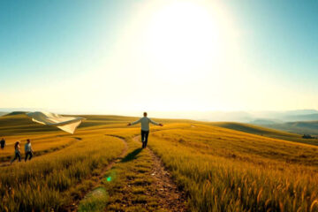 Un paisaje sereno evoca esperanza y elección