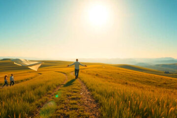 Un paisaje sereno evoca esperanza y elección