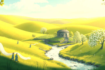 Paz y armonía en un paisaje ideal