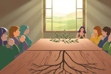 Armonía serena y comprensión florece