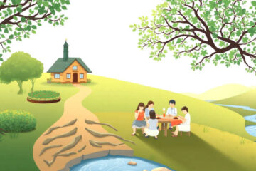 Paz y armonía en un paisaje sereno