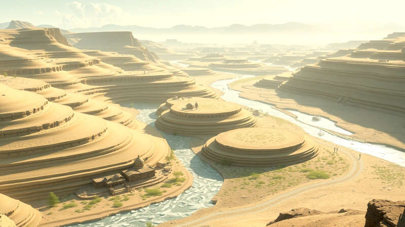 Un paisaje sereno y atemporal se revela