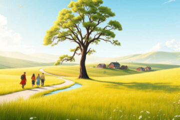 Paz y armonía en un paisaje sereno