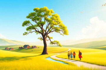 Paz y armonía en un paisaje sereno