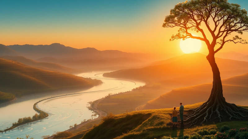 Paz y crecimiento en un valle fértil