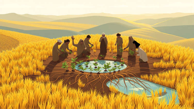 Armonía natural y esperanza colectiva florecen