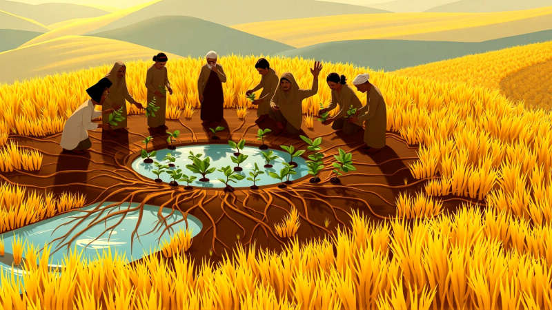 Armonía natural y esperanza colectiva florecen