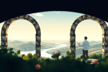 Paisaje sereno invita a la contemplación